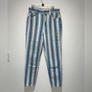 American Eagle Striped Jeans